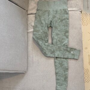 Gymshark Olive Camo Leggings